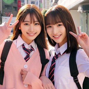 【レビュー】ももちゃん＆みなみちゃん（無垢）｜skho176